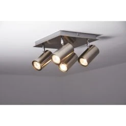 Trio Leuchten MARLEY Deckenleuchte Nickel-Matt, Edelstahl, 4-flammig 19 Trio Leuchten MARLEY Deckenleuchte Nickel-Matt, Edelstahl, 4-flammig -Bürolampen Verkäufe trio leuchten marley deckenleuchte 802430407 do1 7