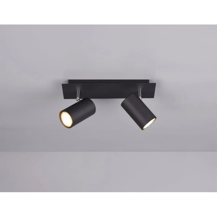 Trio Leuchten MARLEY Strahler Schwarz, 2-flammig 4 Trio Leuchten MARLEY Strahler Schwarz, 2-flammig – Bild 4