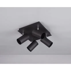 Trio Leuchten MARLEY Strahler Schwarz, 4-flammig 11 Trio Leuchten MARLEY Strahler Schwarz, 4-flammig -Bürolampen Verkäufe trio leuchten marley strahler 802430432 5