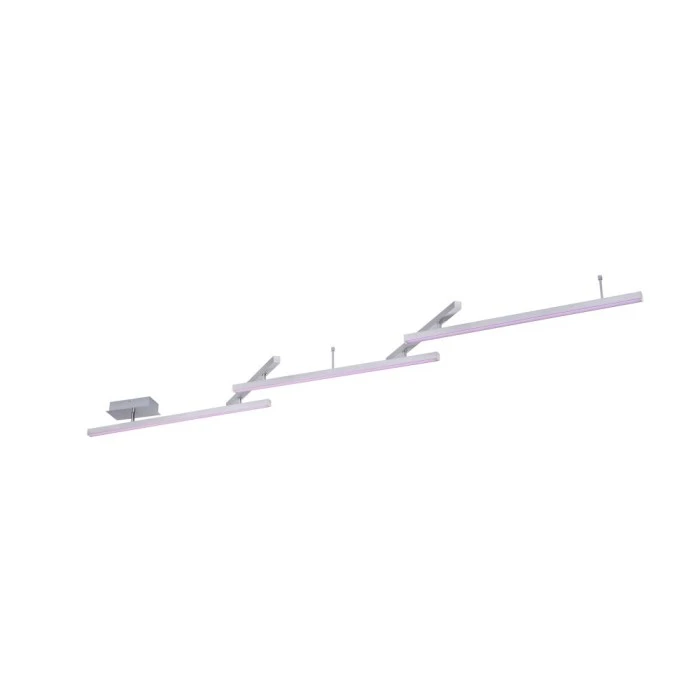 Trio Leuchten WiZ MELBY Deckenleuchte LED Nickel-Matt, 1-flammig, Fernbedienung, Farbwechsler 6 Trio Leuchten WiZ MELBY Deckenleuchte LED Nickel-Matt, 1-flammig, Fernbedienung, Farbwechsler – Bild 6