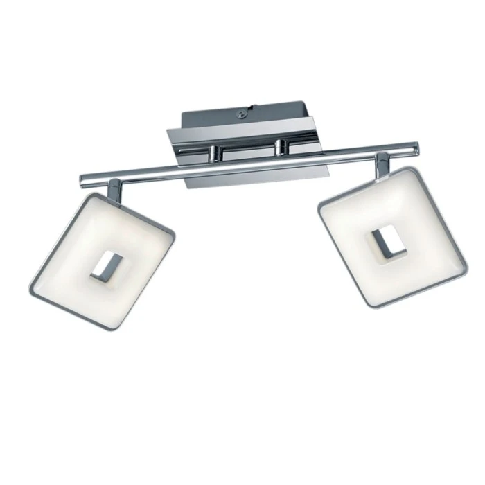 Trio Leuchten Trio Pontius Deckenspot LED Chrom, 2-flammig 1 Trio Leuchten Trio Pontius Deckenspot LED Chrom, 2-flammig