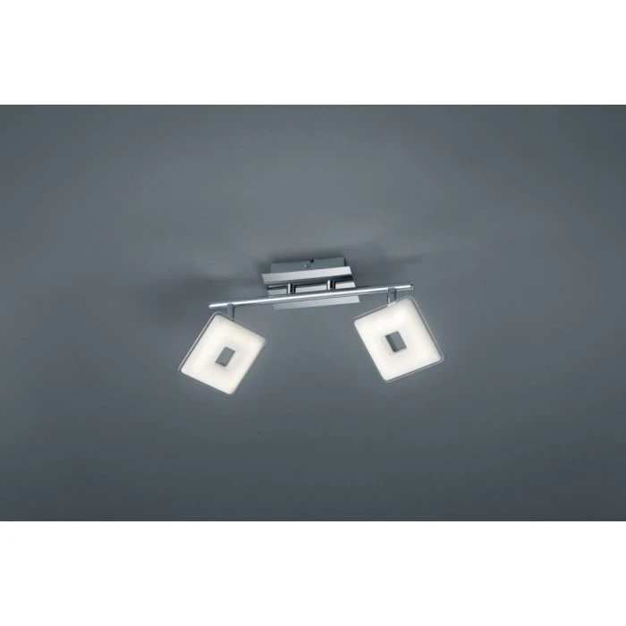 Trio Leuchten Trio Pontius Deckenspot LED Chrom, 2-flammig 2 Trio Leuchten Trio Pontius Deckenspot LED Chrom, 2-flammig – Bild 2