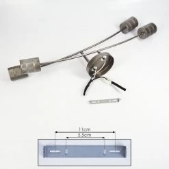 Hofstein Tyldom Deckenleuchte Altsilber, 4-flammig -Bürolampen Verkäufe tyldom deckenleuchte h3442401 4