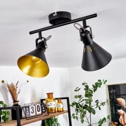 Hofstein Upiano Deckenleuchte Chrom, Schwarz, 2-flammig 21 Hofstein Upiano Deckenleuchte Chrom, Schwarz, 2-flammig -Bürolampen Verkäufe upiano deckenleuchte h3017784 10