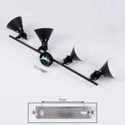 Hofstein Upiano Deckenleuchte Chrom, Schwarz, 4-flammig 15 Hofstein Upiano Deckenleuchte Chrom, Schwarz, 4-flammig -Bürolampen Verkäufe upiano deckenleuchte h3017845 4