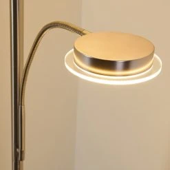 Hofstein Veteli Deckenfluter LED Nickel-Matt, Chrom, 2-flammig 27 Hofstein Veteli Deckenfluter LED Nickel-Matt, Chrom, 2-flammig -Bürolampen Verkäufe veteli deckenfluter h3080856 9