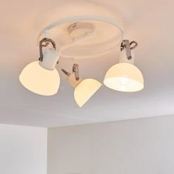 Hofstein Vezia Deckenleuchte Wei&szlig;, 3-flammig -Bürolampen Verkäufe vezia deckenleuchte h3277874 do1 14