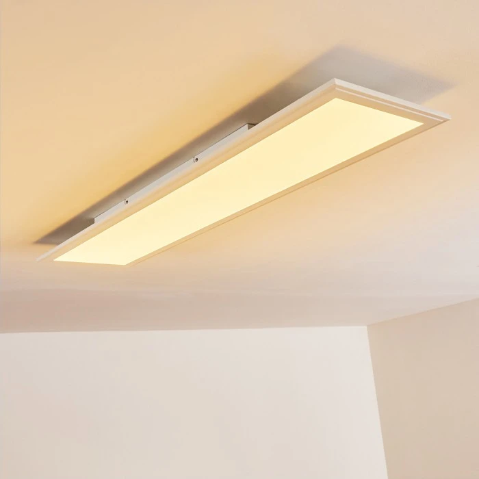 Hofstein Voisines Deckenpanel LED Weiß, 1-flammig, Fernbedienung, Farbwechsler 11 Hofstein Voisines Deckenpanel LED Weiß, 1-flammig, Fernbedienung, Farbwechsler – Bild 11