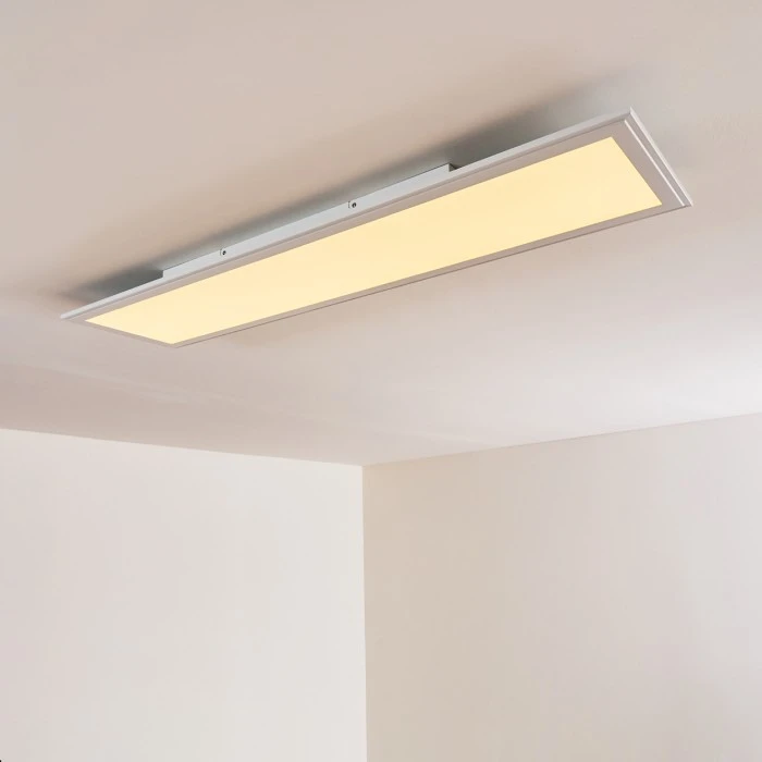 Hofstein Voisines Deckenpanel LED Weiß, 1-flammig, Fernbedienung, Farbwechsler 16 Hofstein Voisines Deckenpanel LED Weiß, 1-flammig, Fernbedienung, Farbwechsler – Bild 16