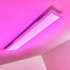 Hofstein Voisines Deckenpanel LED Weiß, 1-flammig, Fernbedienung, Farbwechsler 51 Hofstein Voisines Deckenpanel LED Weiß, 1-flammig, Fernbedienung, Farbwechsler -Bürolampen Verkäufe voisines deckenpanel h3267776 do1 22