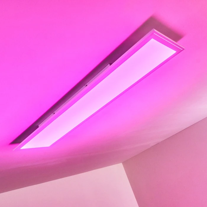 Hofstein Voisines Deckenpanel LED Weiß, 1-flammig, Fernbedienung, Farbwechsler 23 Hofstein Voisines Deckenpanel LED Weiß, 1-flammig, Fernbedienung, Farbwechsler – Bild 23