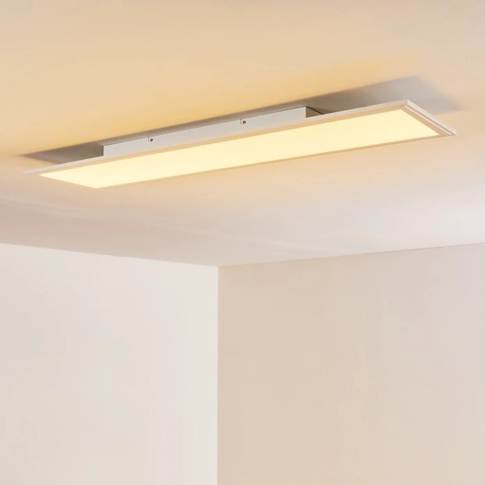 Hofstein Voisines Deckenpanel LED Weiß, 1-flammig, Fernbedienung, Farbwechsler 24 Hofstein Voisines Deckenpanel LED Weiß, 1-flammig, Fernbedienung, Farbwechsler – Bild 24