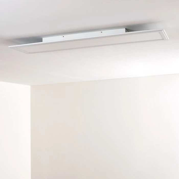 Hofstein Voisines Deckenpanel LED Weiß, 1-flammig, Fernbedienung, Farbwechsler 26 Hofstein Voisines Deckenpanel LED Weiß, 1-flammig, Fernbedienung, Farbwechsler – Bild 26