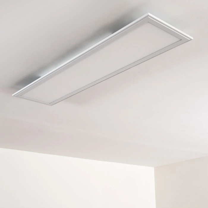 Hofstein Voisines Deckenpanel LED Weiß, 1-flammig, Fernbedienung, Farbwechsler 28 Hofstein Voisines Deckenpanel LED Weiß, 1-flammig, Fernbedienung, Farbwechsler – Bild 28