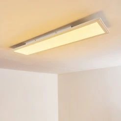 Hofstein Voisines Deckenpanel LED Weiß, 1-flammig, Fernbedienung, Farbwechsler 33 Hofstein Voisines Deckenpanel LED Weiß, 1-flammig, Fernbedienung, Farbwechsler -Bürolampen Verkäufe voisines deckenpanel h3267776 do1 4