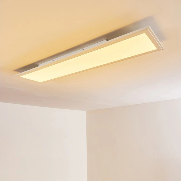 Hofstein Voisines Deckenpanel LED Weiß, 1-flammig, Fernbedienung, Farbwechsler 5 Hofstein Voisines Deckenpanel LED Weiß, 1-flammig, Fernbedienung, Farbwechsler – Bild 5