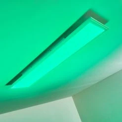 Hofstein Voisines Deckenpanel LED Weiß, 1-flammig, Fernbedienung, Farbwechsler 34 Hofstein Voisines Deckenpanel LED Weiß, 1-flammig, Fernbedienung, Farbwechsler -Bürolampen Verkäufe voisines deckenpanel h3267776 do1 5