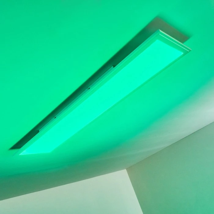 Hofstein Voisines Deckenpanel LED Weiß, 1-flammig, Fernbedienung, Farbwechsler 6 Hofstein Voisines Deckenpanel LED Weiß, 1-flammig, Fernbedienung, Farbwechsler – Bild 6