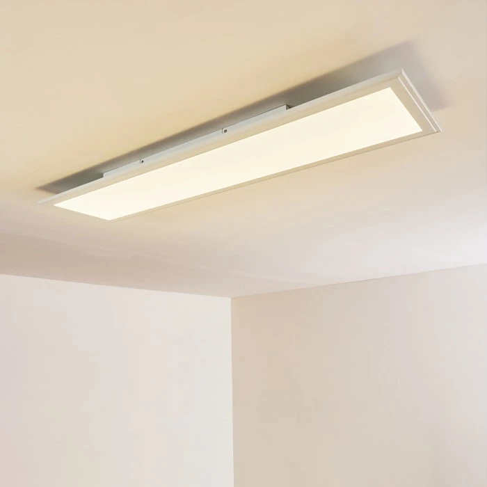 Hofstein Voisines Deckenpanel LED Weiß, 1-flammig, Fernbedienung, Farbwechsler 7 Hofstein Voisines Deckenpanel LED Weiß, 1-flammig, Fernbedienung, Farbwechsler – Bild 7