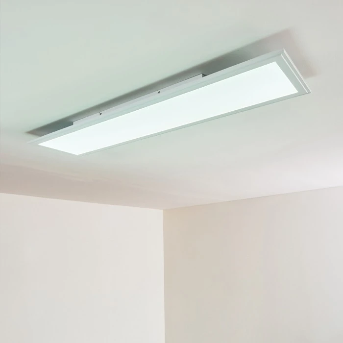 Hofstein Voisines Deckenpanel LED Weiß, 1-flammig, Fernbedienung, Farbwechsler 8 Hofstein Voisines Deckenpanel LED Weiß, 1-flammig, Fernbedienung, Farbwechsler – Bild 8