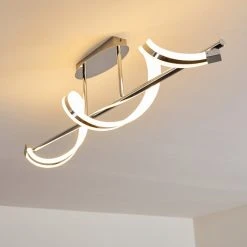 Hofstein Vora Deckenleuchte LED Chrom, 1-flammig -Bürolampen Verkäufe vora deckenleuchte h3090114 11