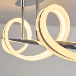 Hofstein Vora Deckenleuchte LED Chrom, 1-flammig -Bürolampen Verkäufe vora deckenleuchte h3090114 15