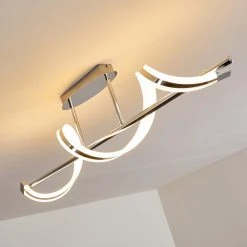 Hofstein Vora Deckenleuchte LED Chrom, 1-flammig -Bürolampen Verkäufe vora deckenleuchte h3090114 4