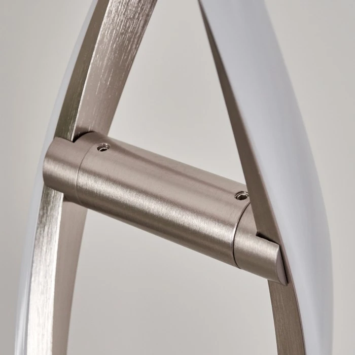 Hofstein Wellington Stehleuchte LED Edelstahl, 2-flammig 3 Hofstein Wellington Stehleuchte LED Edelstahl, 2-flammig – Bild 3