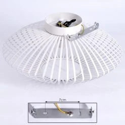 Hofstein Wemude Deckenleuchte Wei&szlig;, 1-flammig -Bürolampen Verkäufe wemude deckenleuchte h3019184 4