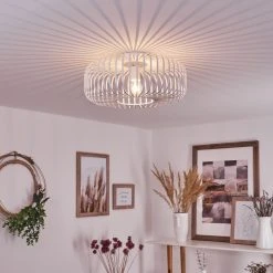 Hofstein Wemude Deckenleuchte Wei&szlig;, 1-flammig -Bürolampen Verkäufe wemude deckenleuchte h3019214 6