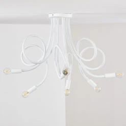 Hofstein Wertach Deckenleuchte Wei&szlig;, 6-flammig -Bürolampen Verkäufe wertach deckenleuchte h3345405 13