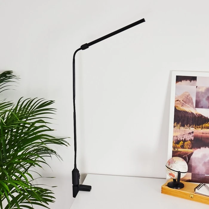 Hofstein Winnipeg Klemmleuchte LED Schwarz, 1-flammig 17 Hofstein Winnipeg Klemmleuchte LED Schwarz, 1-flammig – Bild 17