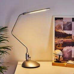 Hofstein Winnipeg Klemmleuchte LED Silber, 1-flammig -Bürolampen Verkäufe winnipeg klemmleuchte h3325735 12