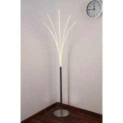 Wofi Leuchten Wofi BENETT Standleuchte Chrom, 1-flammig -Bürolampen Verkäufe wofi benett standleuchte 3557 05 01 0000 do1 11