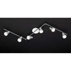 Wofi Leuchten Wofi NANTES Deckenleuchte LED Chrom, 6-flammig