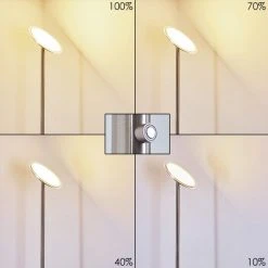 Hofstein Wonsbek Deckenfluter LED Nickel-Matt, 1-flammig -Bürolampen Verkäufe wonsbek deckenfluter h3297315 do1 3