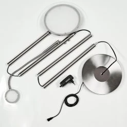 Hofstein Wonsbek Stehleuchte LED Nickel-Matt, 2-flammig 16 Hofstein Wonsbek Stehleuchte LED Nickel-Matt, 2-flammig -Bürolampen Verkäufe wonsbek stehleuchte h3426166 4