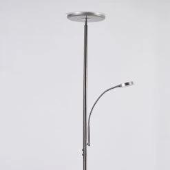 Hofstein Wonsbek Stehleuchte LED Nickel-Matt, 2-flammig 19 Hofstein Wonsbek Stehleuchte LED Nickel-Matt, 2-flammig -Bürolampen Verkäufe wonsbek stehleuchte h3426166 7