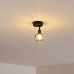 Hofstein Yalmhill Deckenleuchte Schwarz, 1-flammig 30 Hofstein Yalmhill Deckenleuchte Schwarz, 1-flammig -Bürolampen Verkäufe yalmhill deckenleuchte h3308615 14