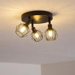 Hofstein Yalmhill Deckenleuchte Schwarz, 3-flammig -Bürolampen Verkäufe yalmhill deckenleuchte h3350867 16