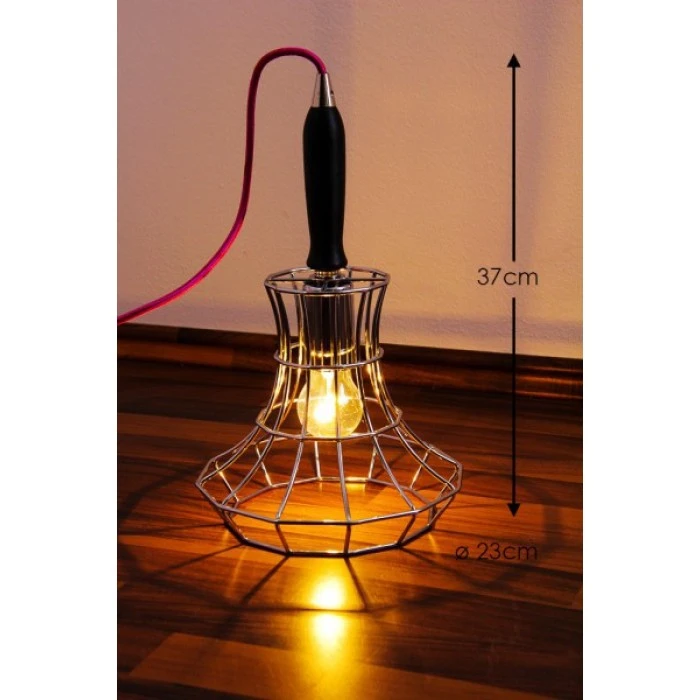 Zava Luce Bodenleuchte Lady Cage Chrom, 1-flammig 2 Zava Luce Bodenleuchte Lady Cage Chrom, 1-flammig – Bild 2