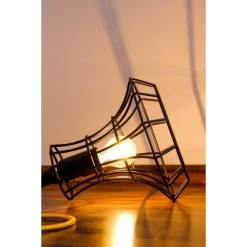 Zava Luce Bodenleuchte Lady Cage Schwarz, 1-flammig -Bürolampen Verkäufe zava luce bodenleuchte lady cage lady cage schwarz gelb 4