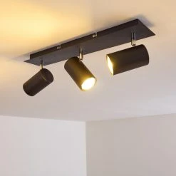 Hofstein Zuoz Deckenleuchte Chrom, Schwarz, 3-flammig 19 Hofstein Zuoz Deckenleuchte Chrom, Schwarz, 3-flammig -Bürolampen Verkäufe zuoz deckenleuchte h3341414 do1 2